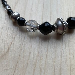 Necklace with rutilated quartz